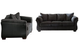 Darcy Black Sofa and Loveseat from Ashley - Luna Furniture