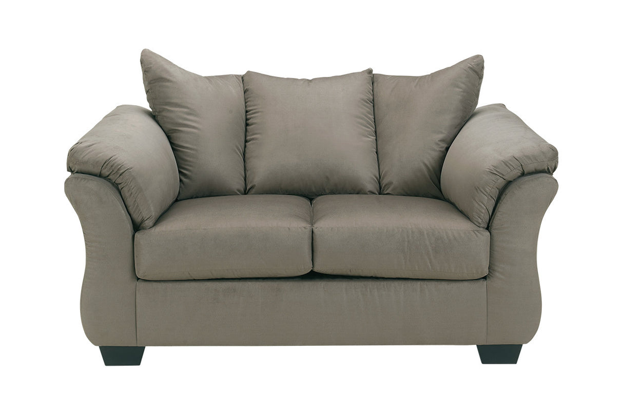 Darcy Cobblestone Sofa, Loveseat, Chair and Ottoman from Ashley - Luna Furniture
