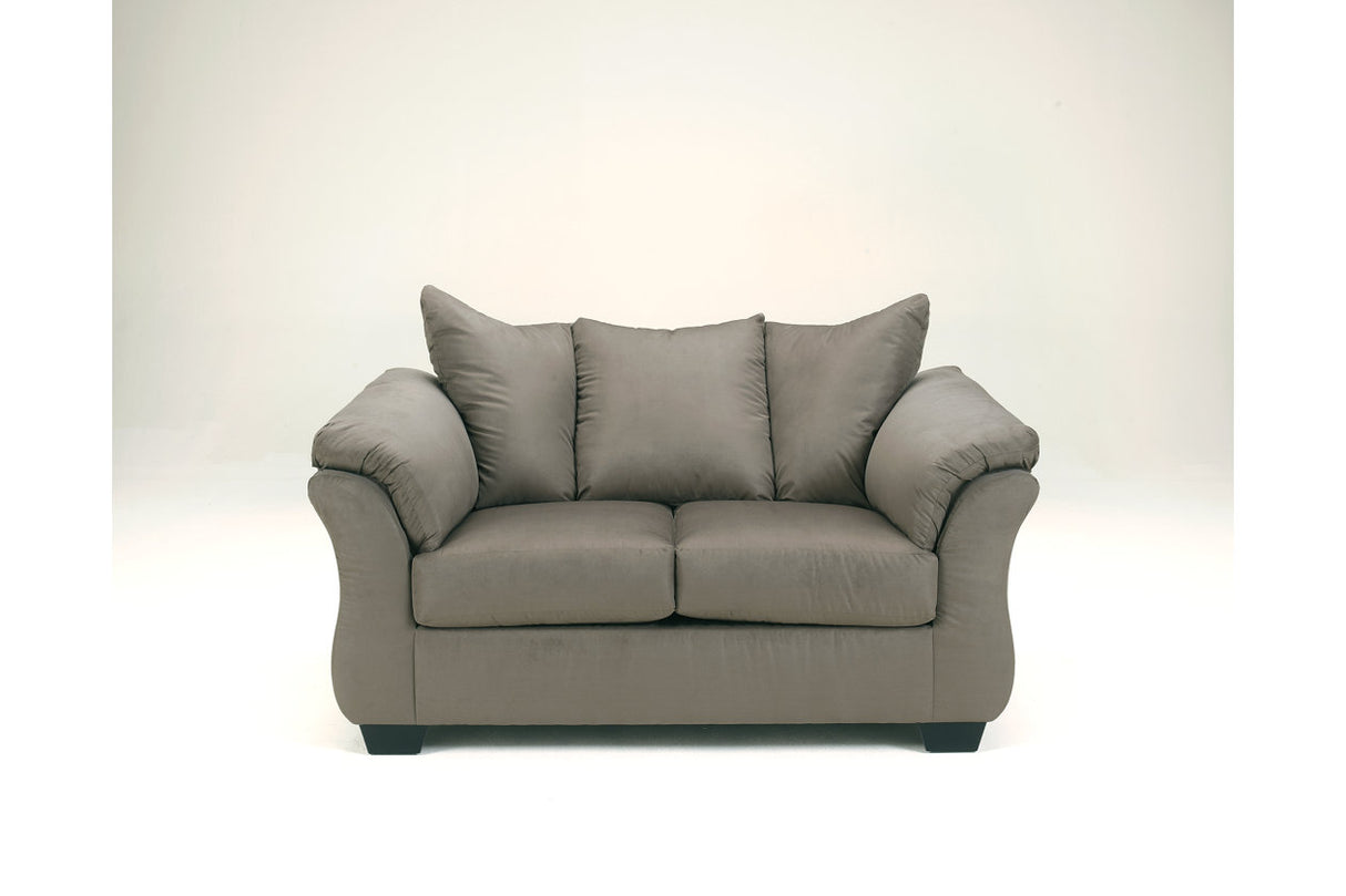 Darcy Cobblestone Sofa, Loveseat and Recliner from Ashley - Luna Furniture
