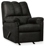 Darcy Sofa, Loveseat and Recliner in Black from Ashley - Luna Furniture