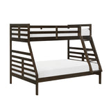 Darden Dark Brown Twin/Full Bunk Bed from Homelegance - Luna Furniture