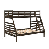 Darden Dark Brown Twin/Full Bunk Bed from Homelegance - Luna Furniture