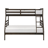 Darden Dark Brown Twin/Full Bunk Bed from Homelegance - Luna Furniture