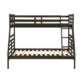 Darden Dark Brown Twin/Full Bunk Bed from Homelegance - Luna Furniture