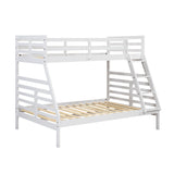 Darden White Twin/Full Bunk Bed from Homelegance - Luna Furniture
