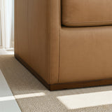 Darien Tan Leather Swivel Chair from Ashcroft Furniture - Luna Furniture