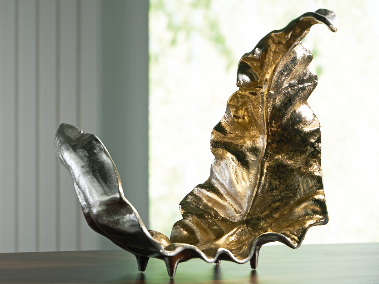 Darinsen Gold/Silver Finish Sculpture from Ashley - Luna Furniture