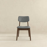 Dark Grey Fabric Solid Back Side Chair (Set Of 2) from Ashcroft Furniture - Luna Furniture