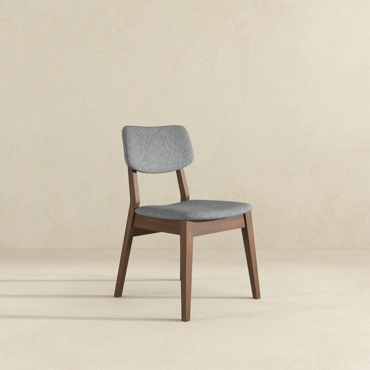 Dark Grey Fabric Solid Back Side Chair (Set Of 2) from Ashcroft Furniture - Luna Furniture