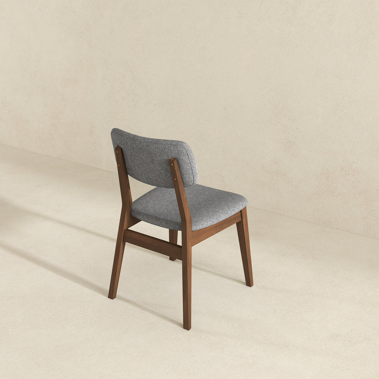 Dark Grey Fabric Solid Back Side Chair (Set Of 2) from Ashcroft Furniture - Luna Furniture