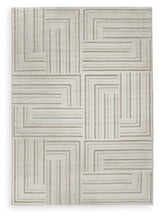 Darmondard Cream/Taupe Large Rug from Ashley - Luna Furniture