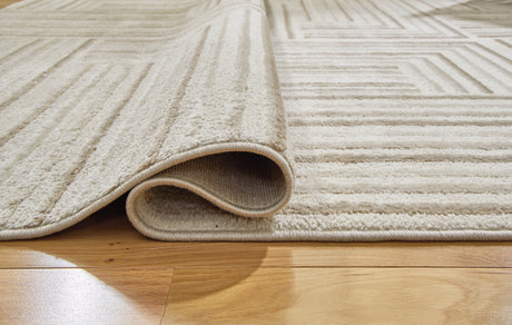 Darmondard Cream/Taupe Large Rug from Ashley - Luna Furniture