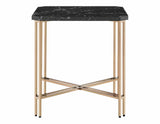 Daxton Faux-Marble Top End Table from Steve Silver - Luna Furniture