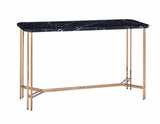 Daxton Faux-Marble Top Sofa Table from Steve Silver - Luna Furniture