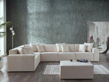 Daya Manori Ekru Armless Sectional Chair from Bellona - Luna Furniture