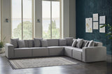 Daya Manori Grey Ottoman from Bellona - Luna Furniture