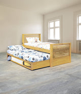 Dayville Light Oak Full Bed from Furniture of America - Luna Furniture