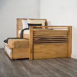 Dayville Light Oak Full Bed from Furniture of America - Luna Furniture