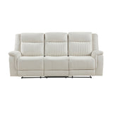 Dean Beige Double Reclining Sofa from Homelegance - Luna Furniture