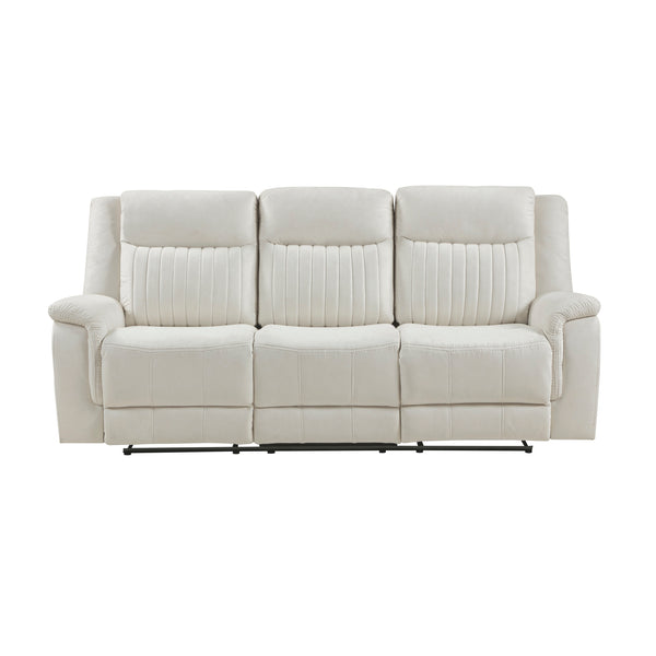 Dean Beige Double Reclining Sofa