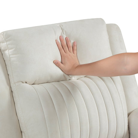 Dean Beige Double Reclining Sofa from Homelegance - Luna Furniture