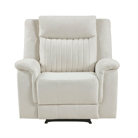 Dean Beige Reclining Chair from Homelegance - Luna Furniture