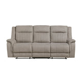 Dean Dove Double Reclining Sofa from Homelegance - Luna Furniture