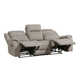 Dean Dove Double Reclining Sofa from Homelegance - Luna Furniture