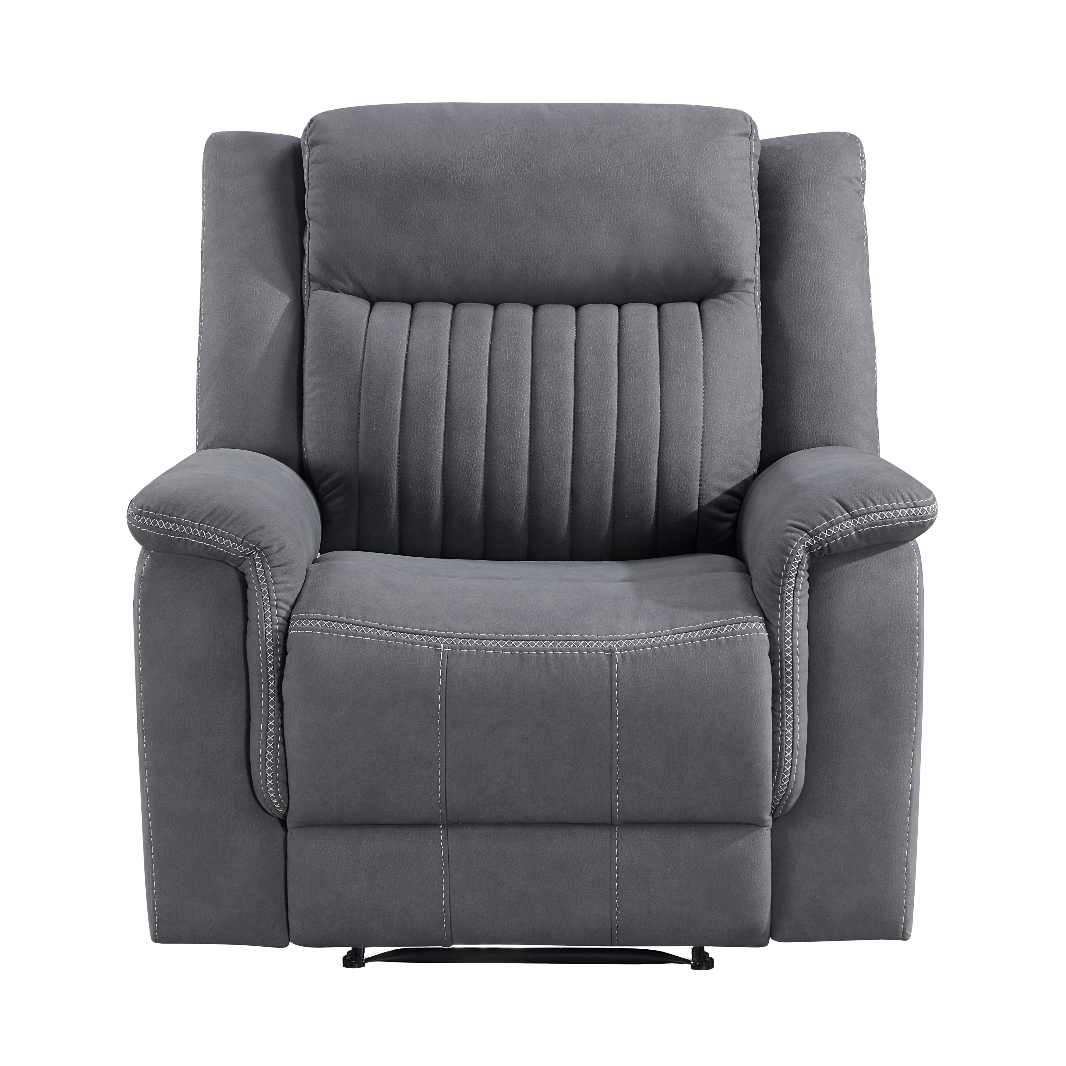 Homelegance 9646GY-1 Reclining Chair - Luna Furniture
