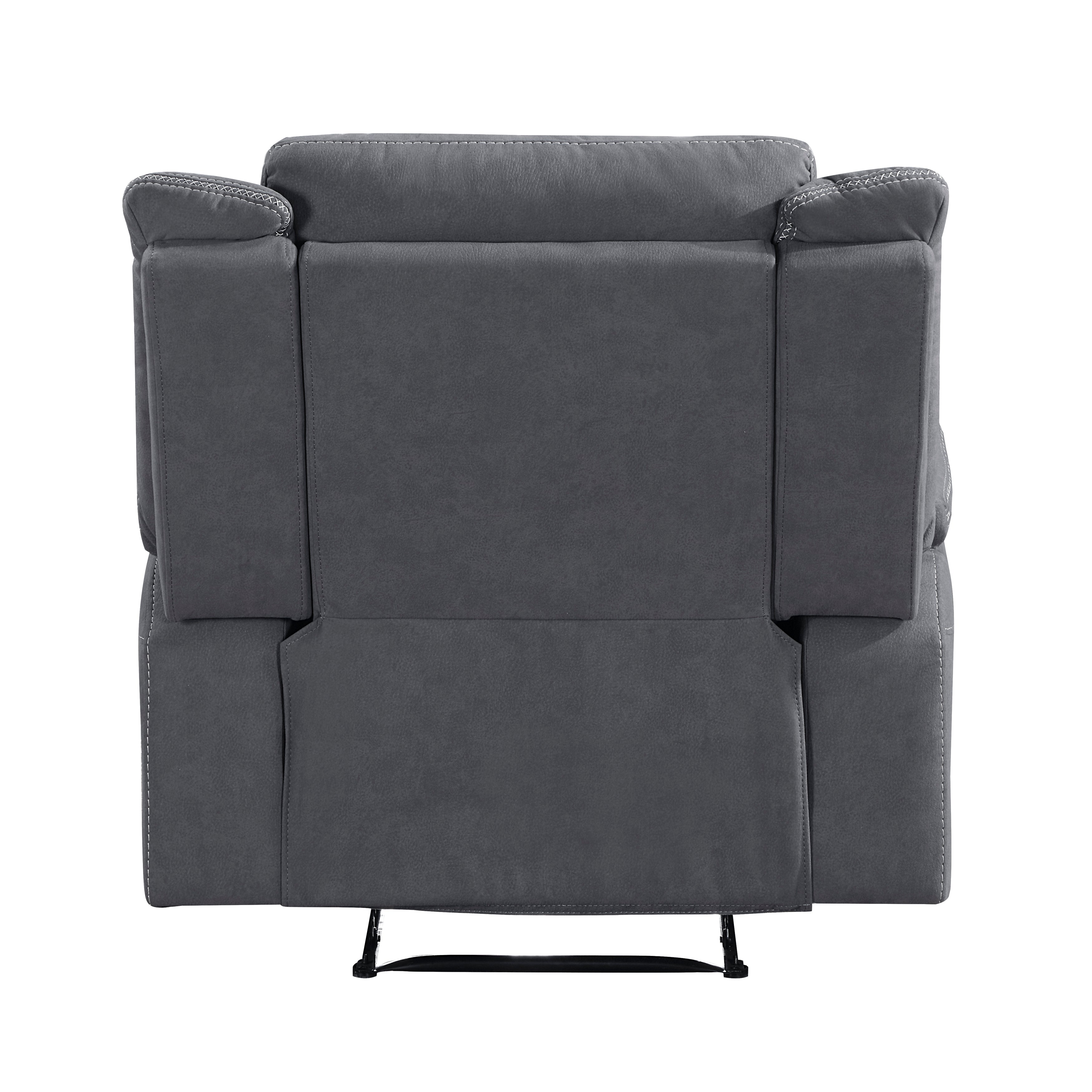 Homelegance 9646GY-1 Reclining Chair - Luna Furniture