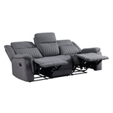 Dean Gray Double Reclining Living Room Set from Homelegance - Luna Furniture