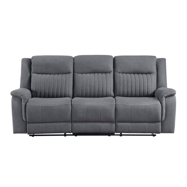 Dean Gray Double Reclining Sofa