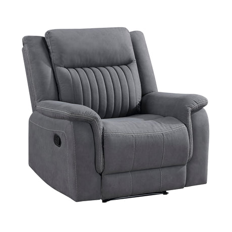 Dean Gray Reclining Chair from Homelegance - Luna Furniture