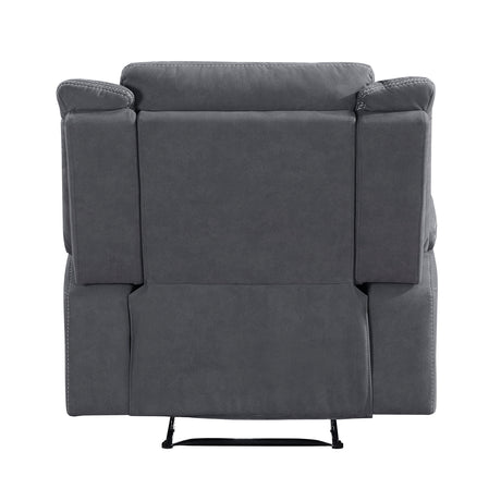 Dean Gray Reclining Chair from Homelegance - Luna Furniture