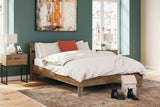 Deanlow Honey Queen Platform Bed from Ashley - Luna Furniture
