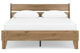 Deanlow Honey Queen Platform Bed from Ashley - Luna Furniture