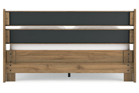 Deanlow Honey Queen Platform Bed from Ashley - Luna Furniture