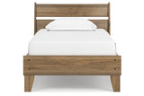 Deanlow Honey Twin Platform Bed from Ashley - Luna Furniture