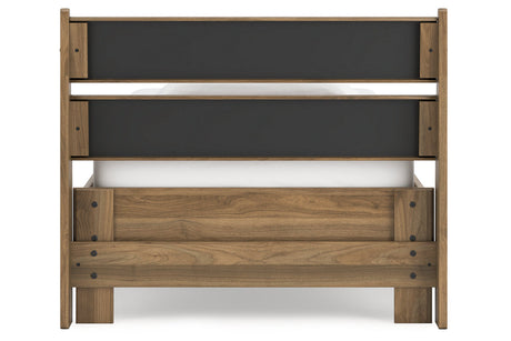 Deanlow Honey Twin Platform Bed from Ashley - Luna Furniture