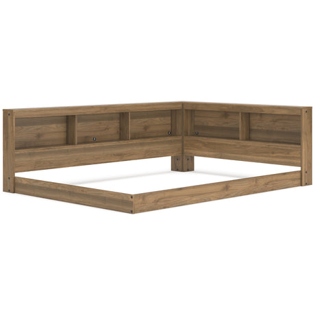 Deanlow Honey Youth Bookcase Corner Storage Bedroom Set from Ashley - Luna Furniture