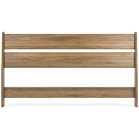 Deanlow Queen Panel Headboard with Dresser in Honey from Ashley - Luna Furniture