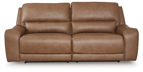 DeepWakes Caramel Power Reclining Sofa from Ashley - Luna Furniture