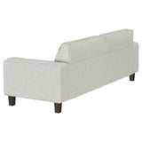 Deerhurst Beige 3-Piece Upholstered Tufted Track Arm Sofa Set from Coaster - Luna Furniture