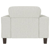 Deerhurst Beige Upholstered Tufted Track Arm Accent Chair from Coaster - Luna Furniture