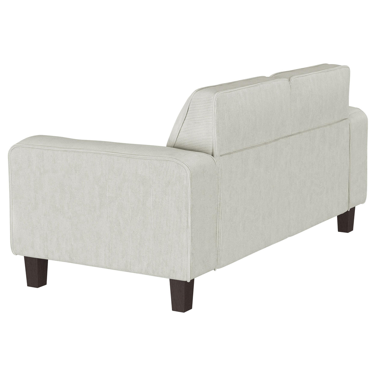 Deerhurst Beige Upholstered Tufted Track Arm Loveseat from Coaster - Luna Furniture