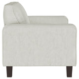 Deerhurst Beige Upholstered Tufted Track Arm Loveseat from Coaster - Luna Furniture