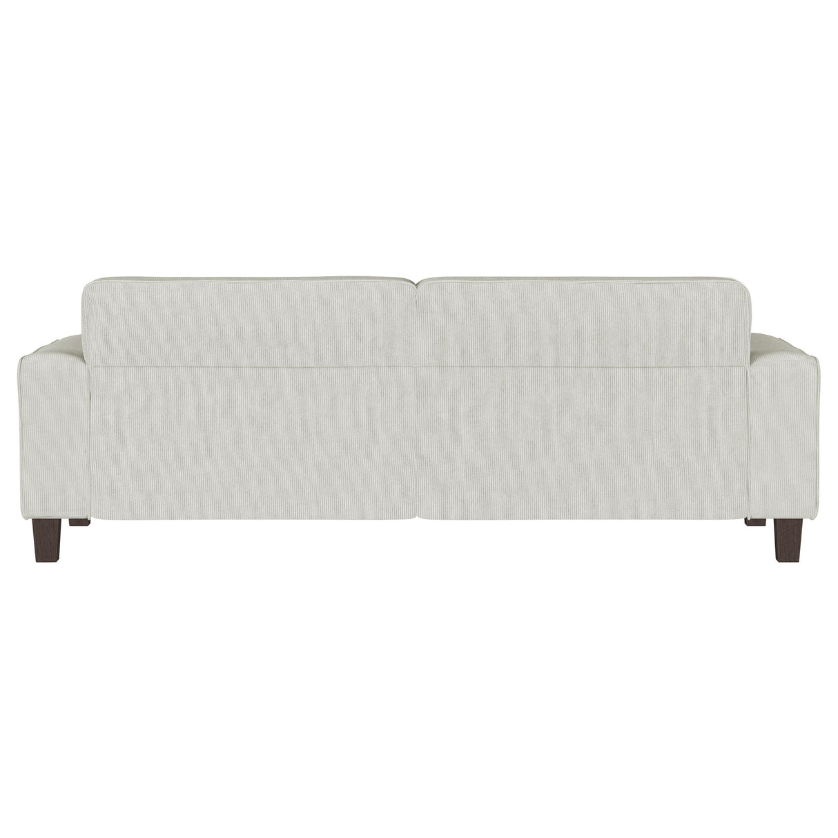 Deerhurst Beige Upholstered Tufted Track Arm Sofa from Coaster - Luna Furniture