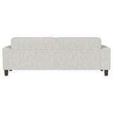 Deerhurst Beige Upholstered Tufted Track Arm Sofa from Coaster - Luna Furniture