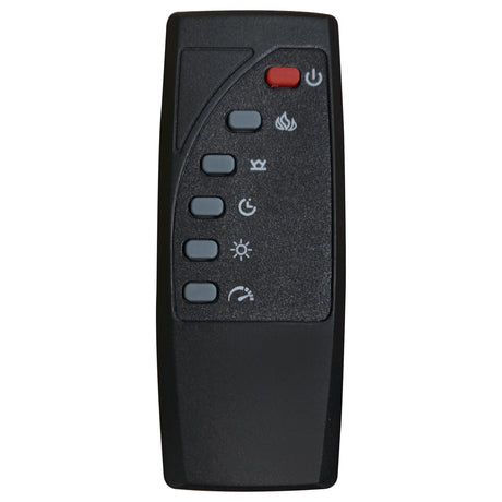 Deiter Black 79-inch TV Stand Fireplace Media Console from Coaster - Luna Furniture