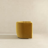 Delaney Gold Velvet Swivel Chair from Ashcroft Furniture - Luna Furniture
